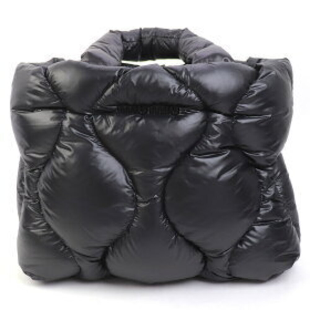 Miu Miu Handbag Black Padded Bag Shopping Quilted Tote